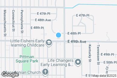 Map image of the property - 712 E 49th Ave