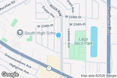 Map image of the property - 23533 Anza Ave