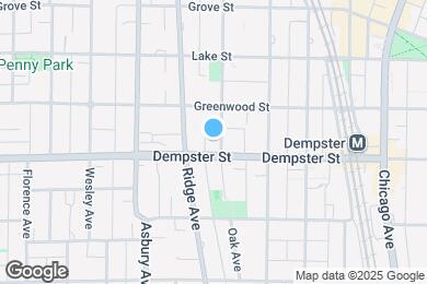 Map image of the property - 1306 Oak Ave