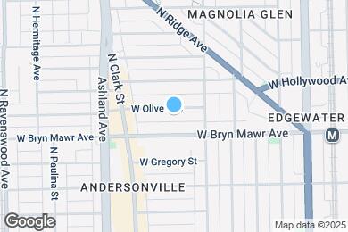 Map image of the property - 1437 W Olive Ave