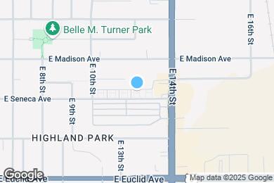Map image of the property - Highland Park Apartments