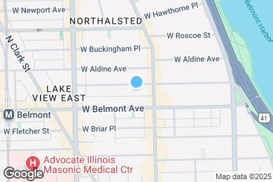 Map image of the property - 627 W Melrose St