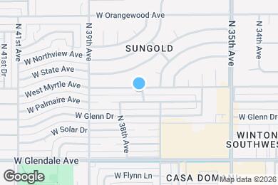 Map image of the property - 3731 West Myrtle Ave