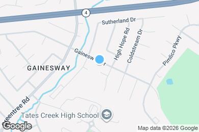 Map image of the property - 1244 Gainesway Dr