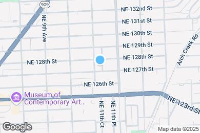 Map image of the property - 12720 NE 11th Ct