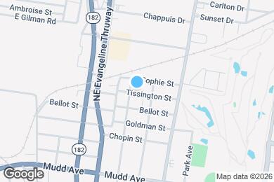 Map image of the property - 307 Tissington St