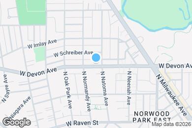 Map image of the property - 6614 W Devon Ave