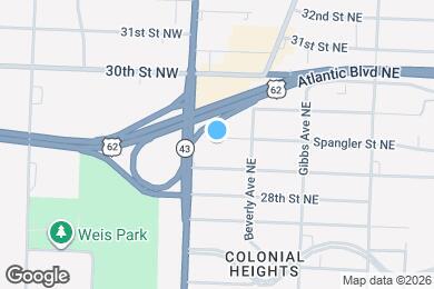 Map image of the property - 124 Spangler Rd NE