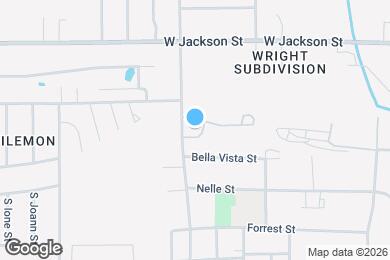 Map image of the property - Oak Creek Apartments