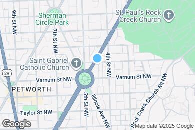Map image of the property - 4325 New Hampshire Ave NW