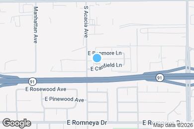 Map image of the property - 1521 E Canfield Ln