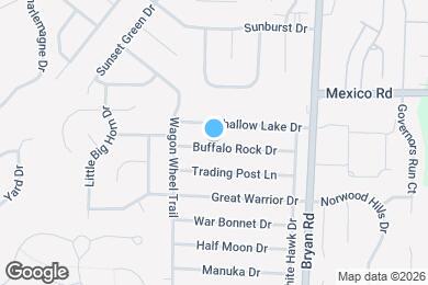 Map image of the property - 1357 Buffalo Rock Dr