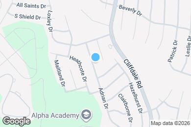 Map image of the property - 7769 Adrian Dr