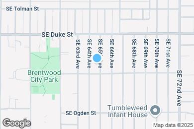 Map image of the property - 6711 SE 65th Ave