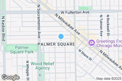 Map image of the property - 2848 W Palmer