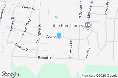 Map image of the property - 715 Country Ln