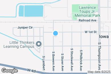Map image of the property - 207 S Bowers Ave