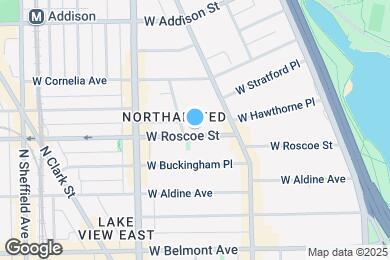 Map image of the property - 660 W Roscoe St