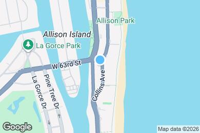 Map image of the property - 6080 Collins Ave