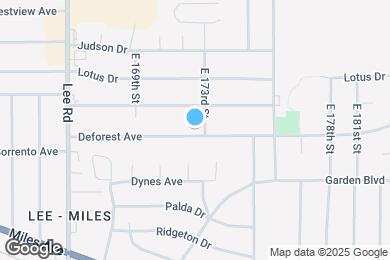 Map image of the property - 17209 Deforest Ave