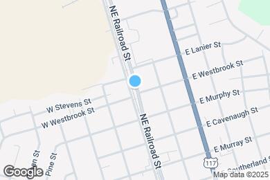 Map image of the property - 613 S East Railroad St