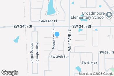 Map image of the property - 806 SW 36th St