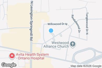 Map image of the property - 439 Rosewood Ct