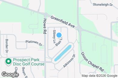 Map image of the property - 15483 Blair Ln
