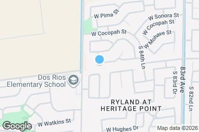 Map image of the property - 8625 W Chickasaw St