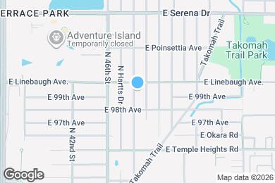 Map image of the property - 9811 N Connechusett Rd