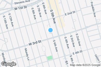 Map image of the property - 150 S 6th Ave