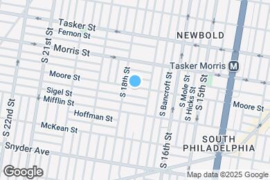 Map image of the property - 1726 Moore St