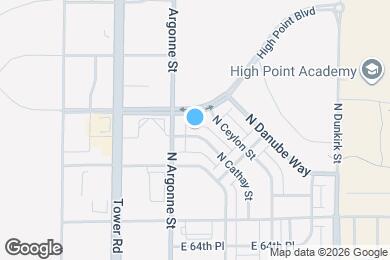 Map image of the property - 18791 E 66th Pl