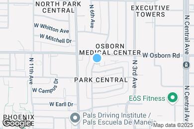 Map image of the property - 3343 N 6th Ave