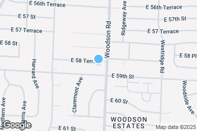 Map image of the property - 11419 E 58th Terrace