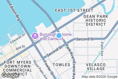Map image of the property - 1609 Poinsettia Ave