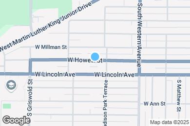 Map image of the property - 2116 W Howett St