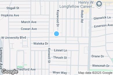 Map image of the property - 4926 W University Blvd