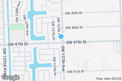 Map image of the property - 12701 SW 47th St