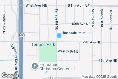 Map image of the property - 7901 Terrace Rd NE