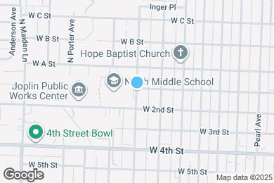 Map image of the property - 101 S Gray Ave