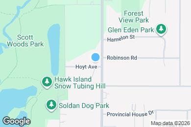 Map image of the property - 1933 Hoyt Ave