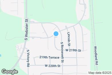 Map image of the property - 21822 S Vine St