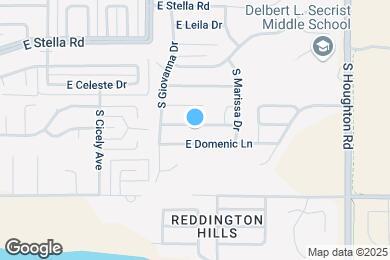 Map image of the property - 9990 E Nicaragua Ln