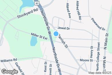 Map image of the property - Parkside at Miller Pond