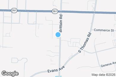 Map image of the property - 1334 Brittain Rd