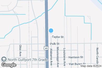 Map image of the property - Extended Stay America Select Suites Gulfport