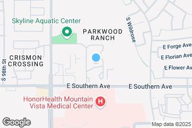 Map image of the property - 10136 E Southern Ave