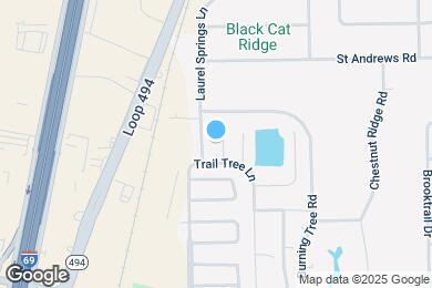 Map image of the property - 1615 Trail Forest Ct