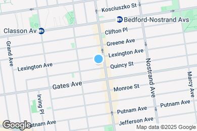 Map image of the property - 151 Quincy St